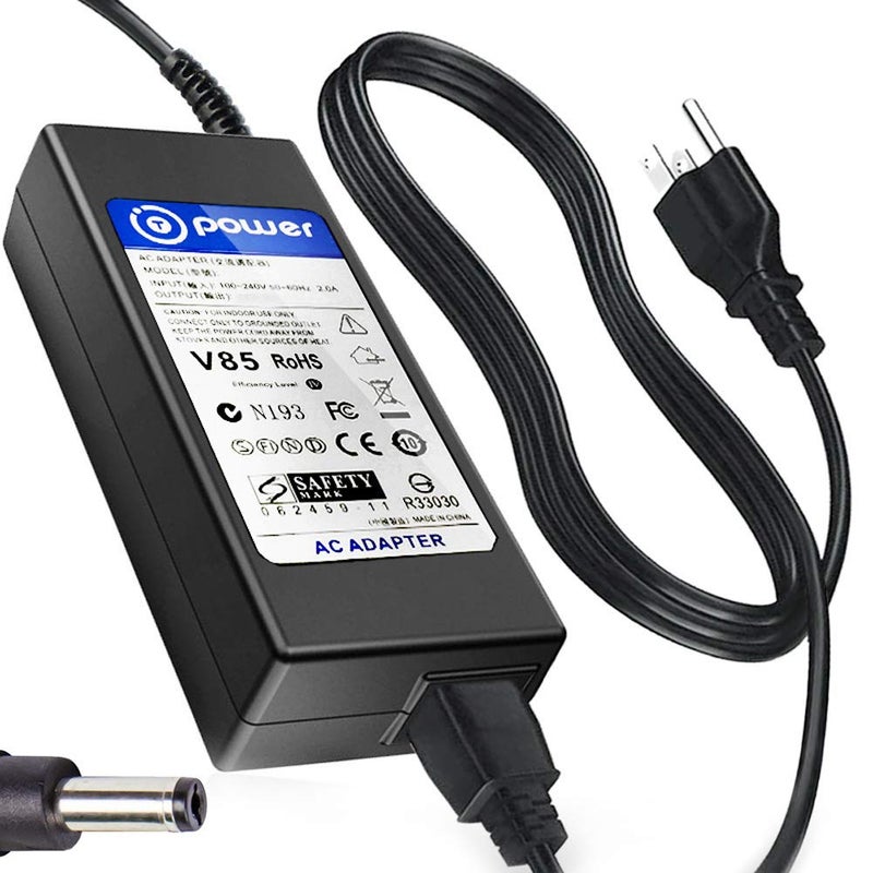 T POWER محول تي باور 19 فولت تيار متردد مستمر ل شاشات الألعاب كمبيوتر فيليبس 22" 24" 27" 4K بدون إطار، شاشة IPS بدقة عالية كاملة، كابل مزود الطاقة FreeSync - Image 1